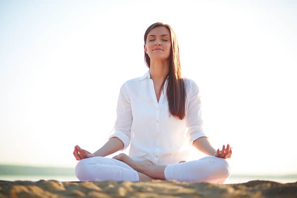 Woman doing Yoga